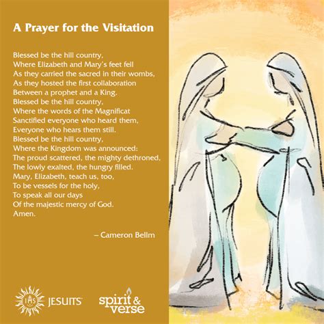 prayer for the visitation of mary